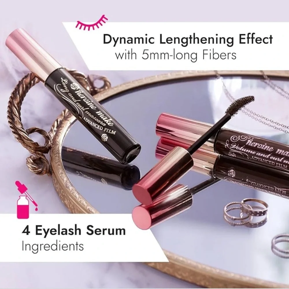 Japanese Beauty Heroine Make by KISSME Jet Black Dense Volume Mascara